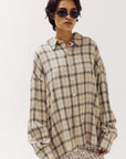 HARPER & YVE BLOUSE YELENA-LS CHECK MULTI