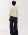 HARPER & YVE TOP CAMMY-LS CREME BRULEE