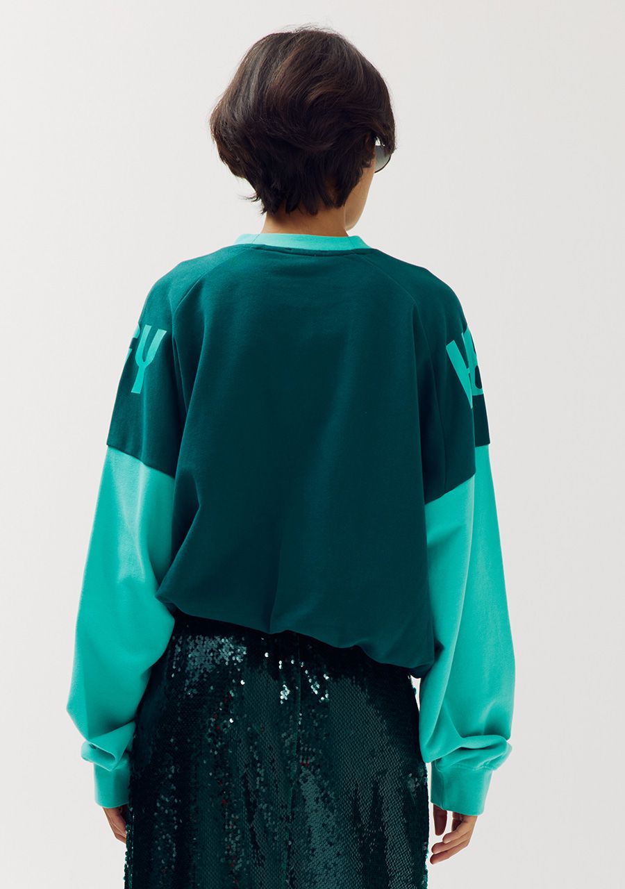 HARPER &amp; YVE SWEATER RACE-SW DEEP TEAL