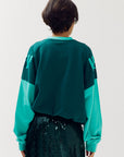 HARPER & YVE SWEATER RACE-SW DEEP TEAL