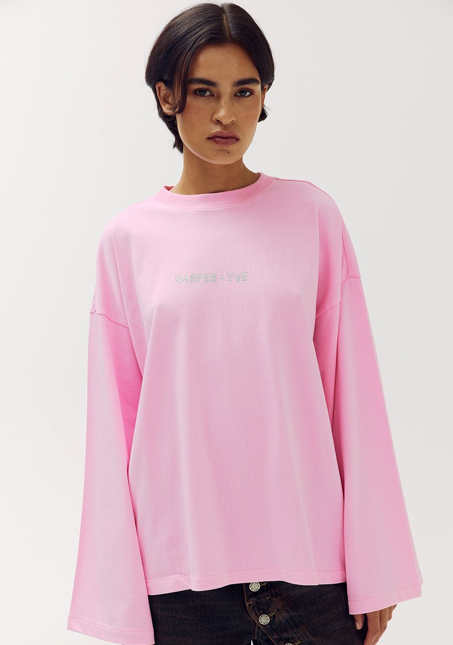 HARPER &amp; YVE SWEATER TOMMY-LS BLUSH PINK