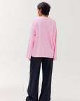 HARPER & YVE SWEATER TOMMY-LS BLUSH PINK