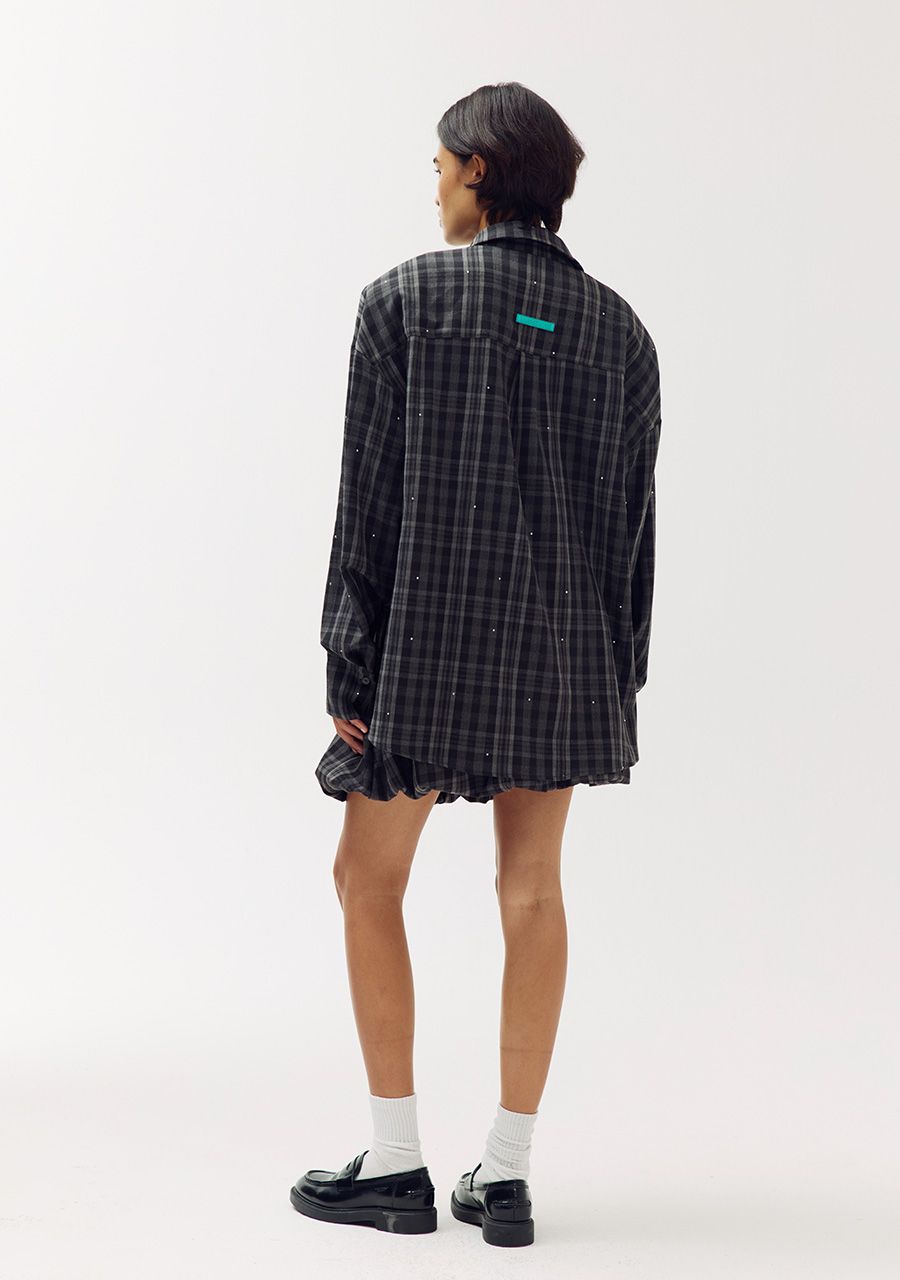 HARPER &amp; YVE ROK KENDALL-SK GREY CHECK