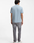 BOSS MEN POLO PRIME COTTON PIQUE LIGHT/PASTEL BLUE