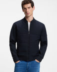 BOSS MEN VEST H-SKILES ZIPPER DARK BLUE
