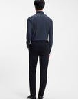 BOSS MEN OVERHEMD P-HANK-S-K-261 SLIM FIT STRETCH OPEN BLUE