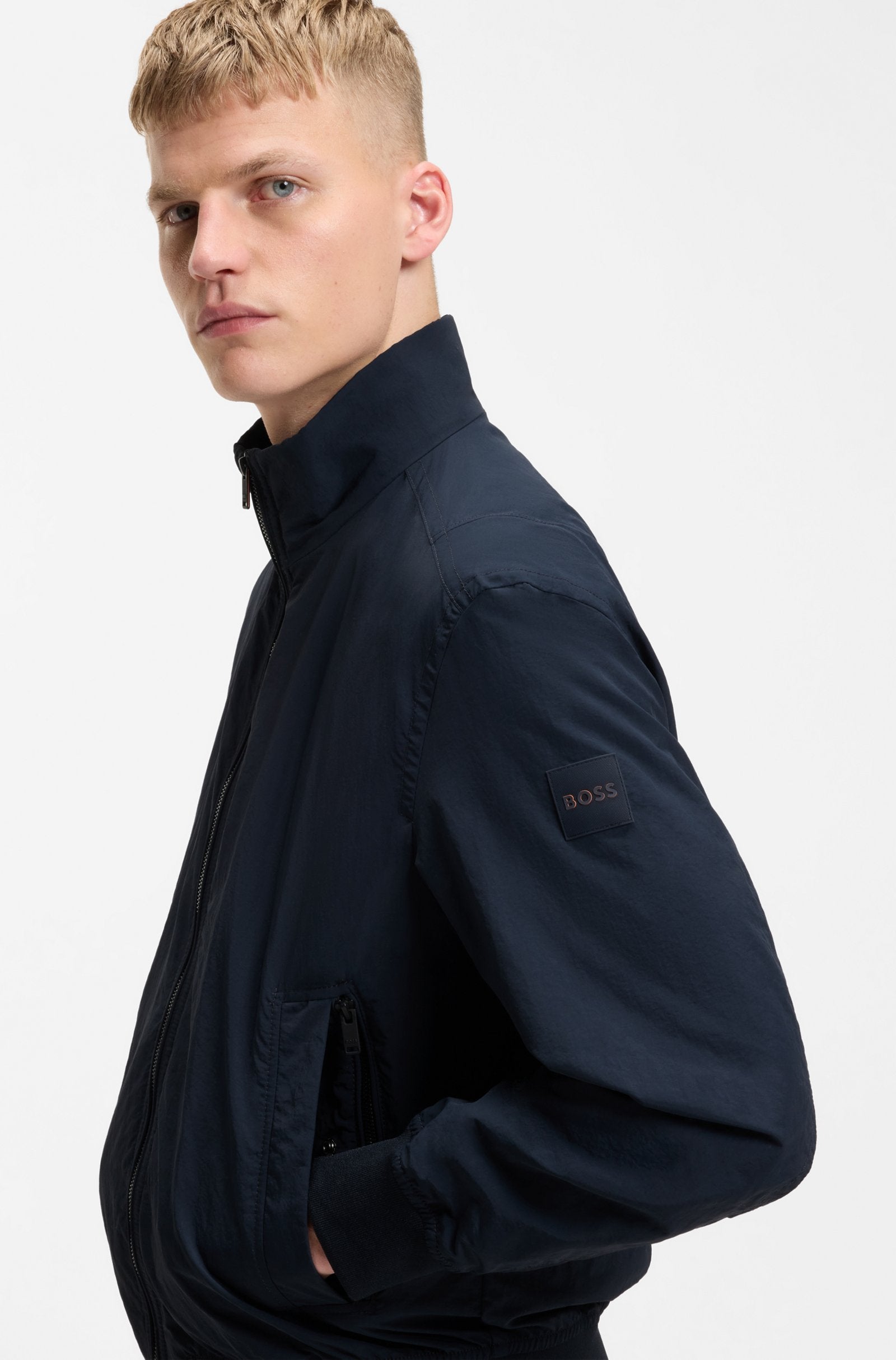 BOSS MEN JAS OPENS BLOUSON DARK BLUE