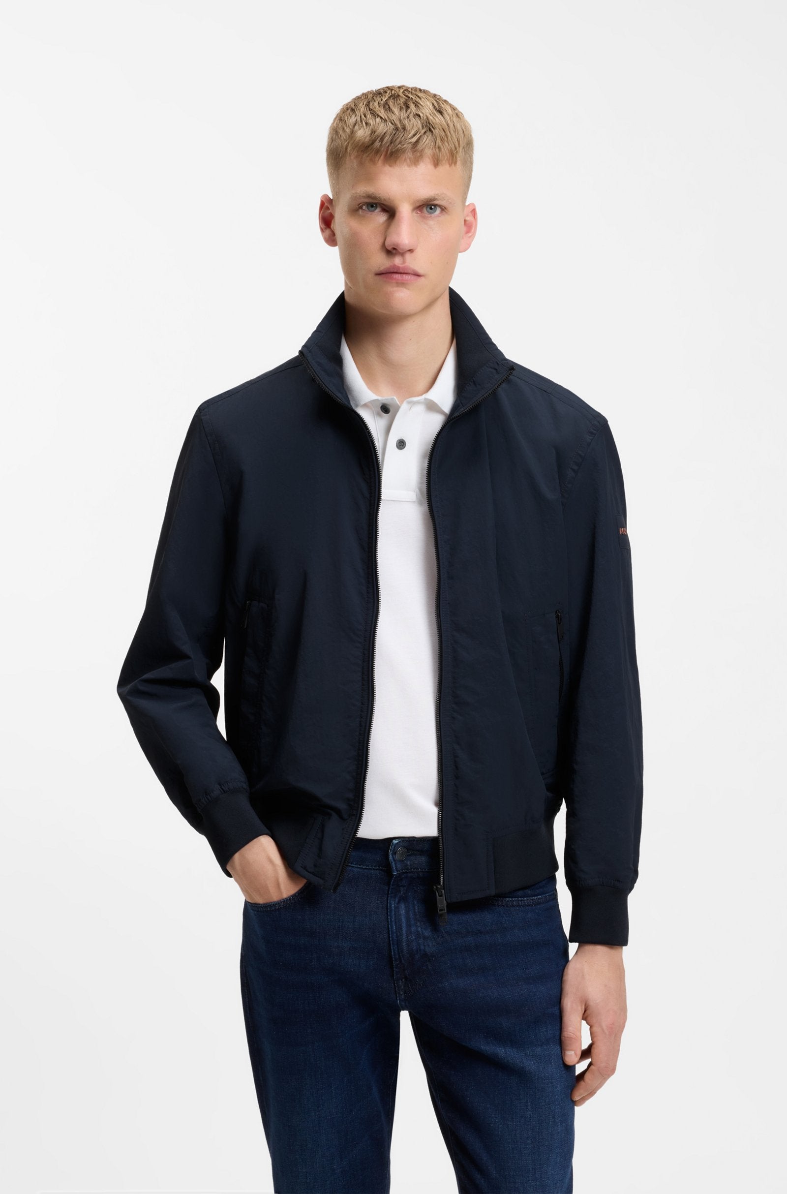 BOSS MEN JAS OPENS BLOUSON DARK BLUE