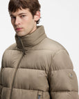 BOSS MEN JAS H-COLTER WATER REPELLENT PUFFER JACKET LIGHT BROWN