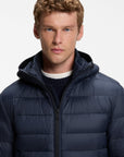 BOSS MEN JAS ODENNI WATER REPELLENT JACKET DARK BLUE