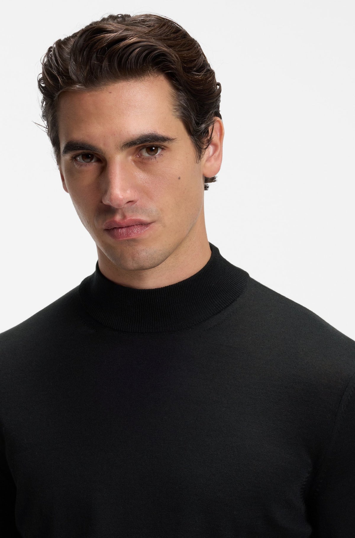 BOSS MEN PULLOVER H-BJARNO BLACK