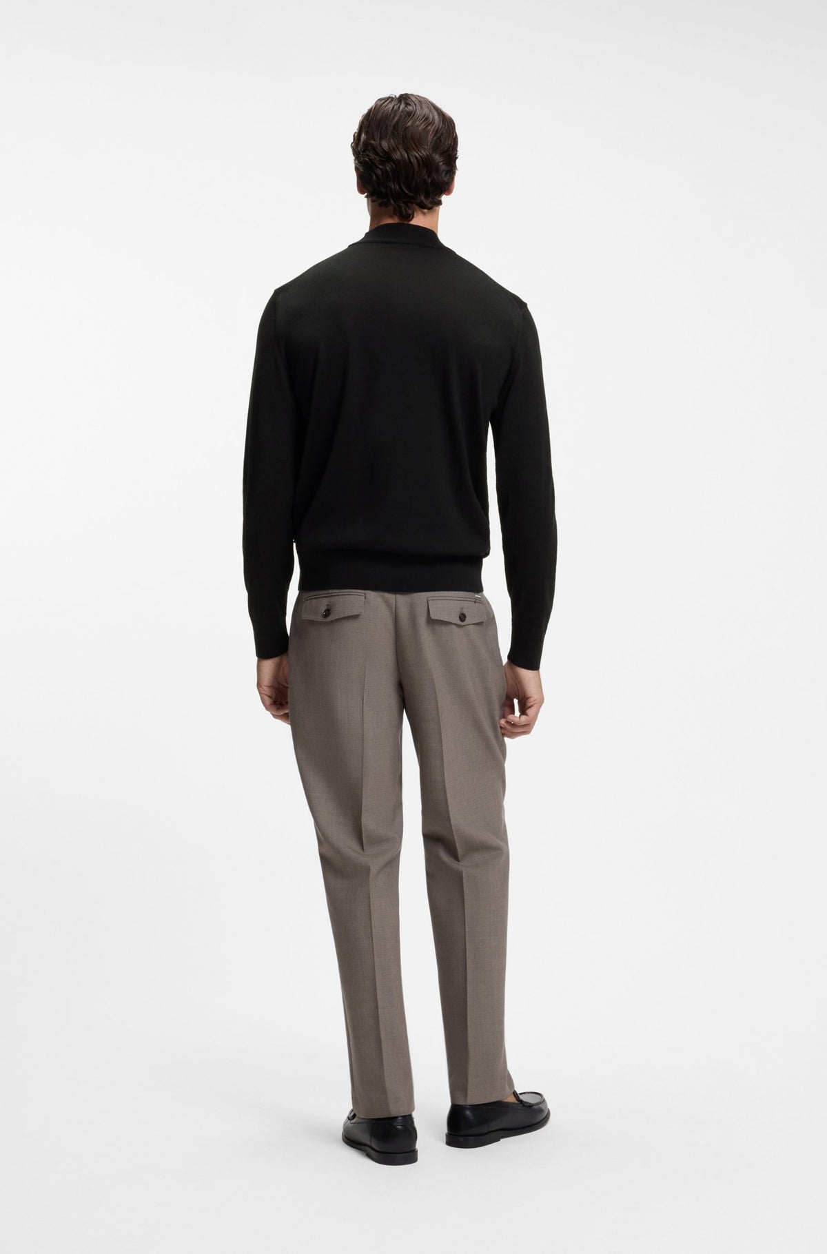 BOSS MEN PULLOVER H-BJARNO BLACK