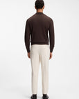 BOSS MEN PULLOVER H-BJARNO DARK BROWN