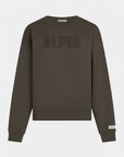 PENN&INK N.Y SWEATER PRINT TABAC