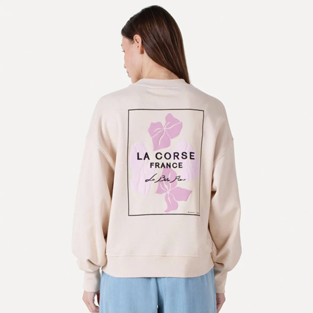 ANOTHER-LABEL SWEATER JAXY LA CORSE SWEAT PARCHMENT