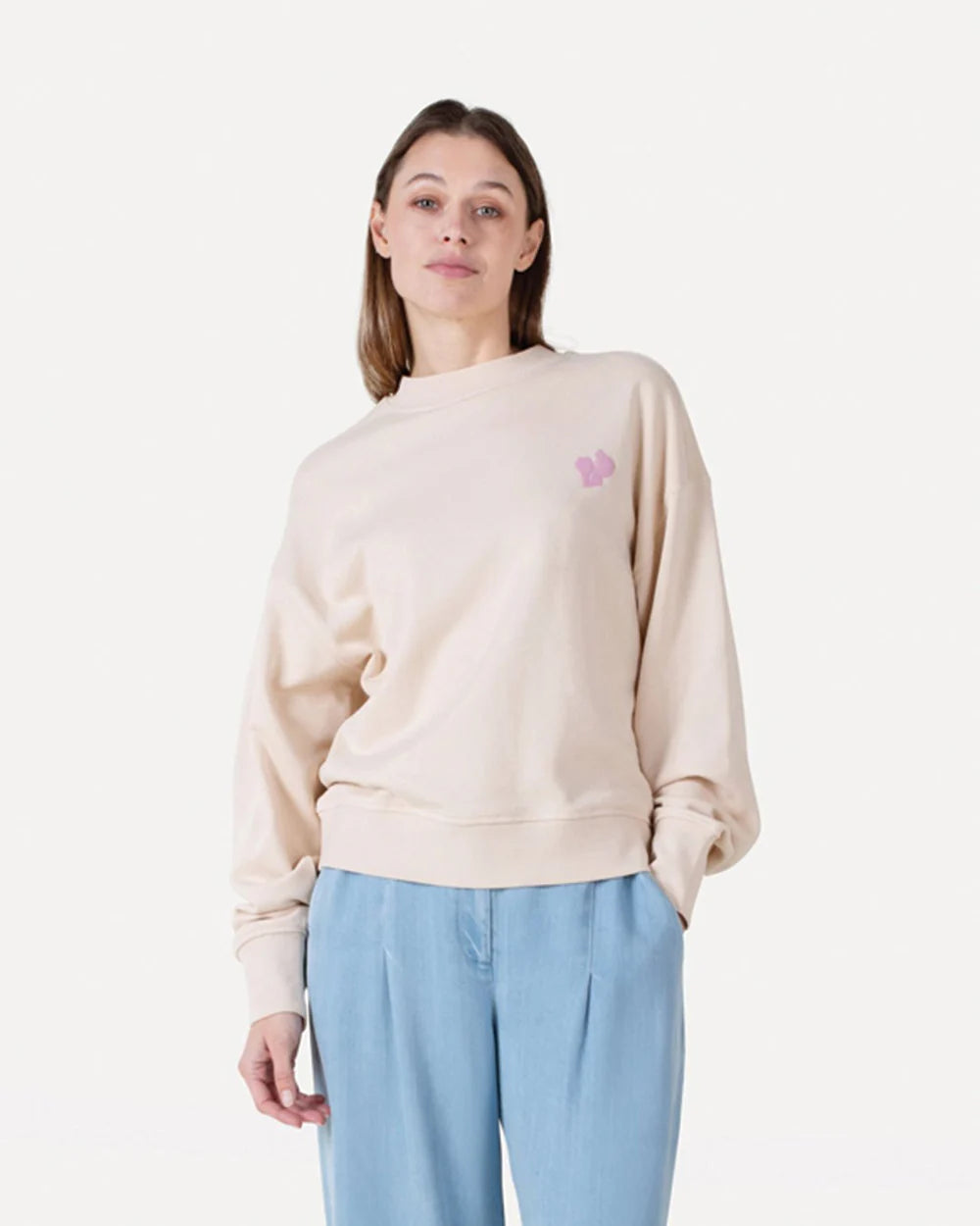 ANOTHER-LABEL SWEATER JAXY LA CORSE SWEAT PARCHMENT