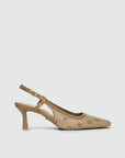JOSH V SCHOENEN JINTHE SLINGBACKS MET GESPSLUITING MINK