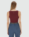 JOSH V TOP LINDE SLIM FIT BERRY RED