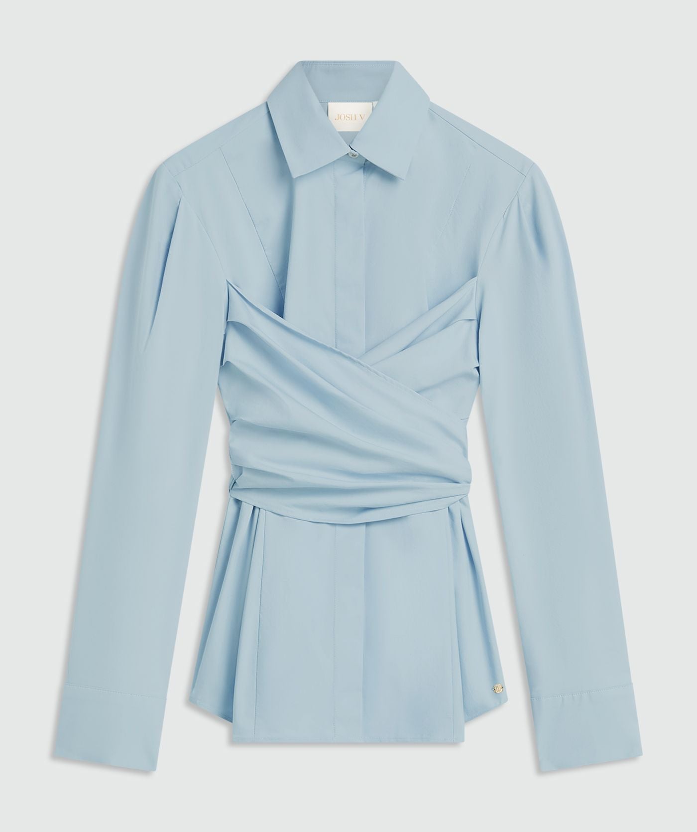 JOSH V BLOUSE LUANN FITTED FRESH BLUE