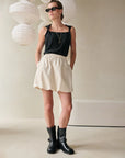 ANOTHER-LABEL ROK MARIELLE SKIRT SANDSHELL