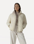 ANOTHER-LABEL JAS MILLE TEDDY JACKET SANDSHELL
