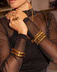 MY JEWELLERY ARMBAND MET GROTE BOLLETJES GOLD
