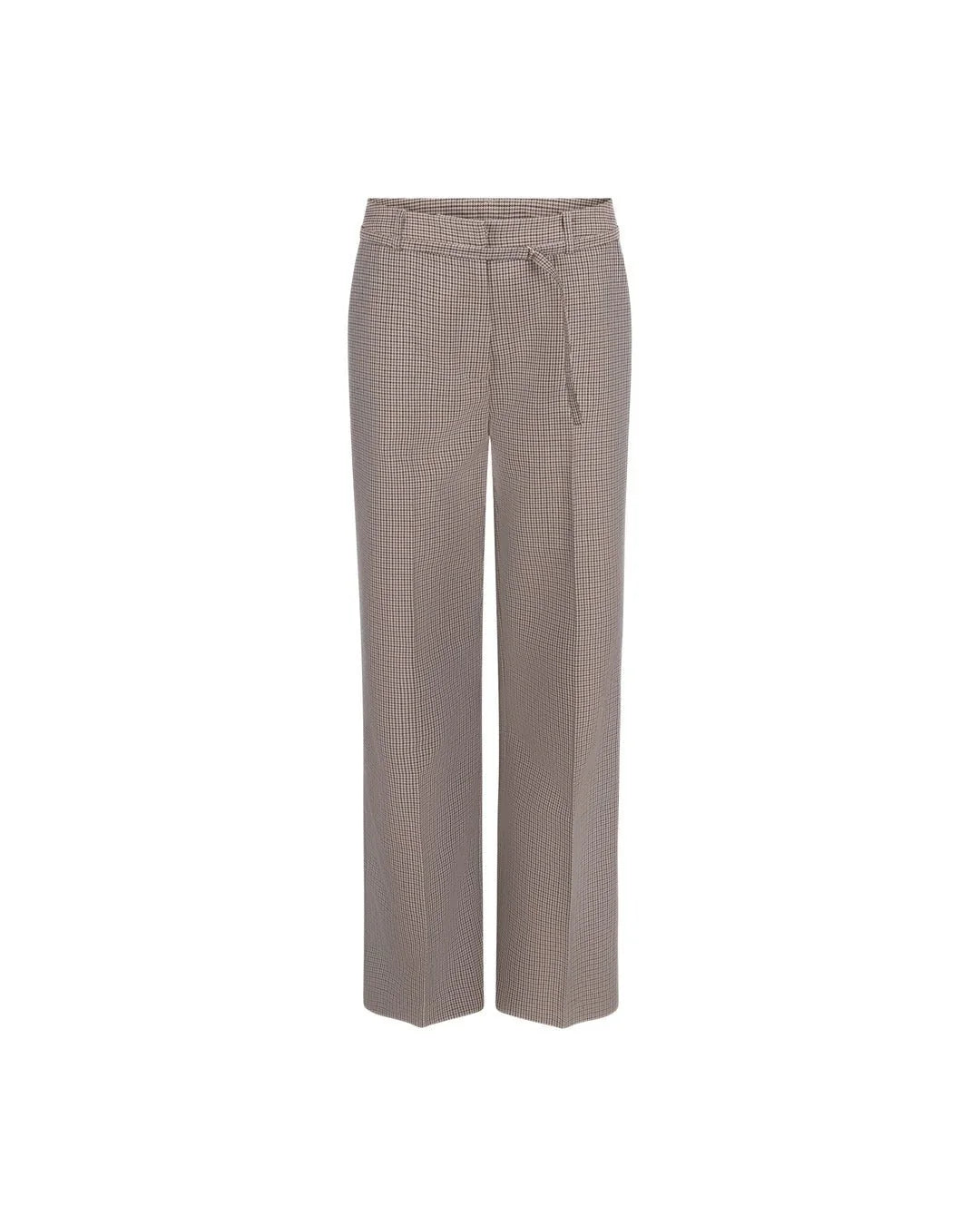 ANOTHER-LABEL PANTS MOORE BELTED CUP CHECK