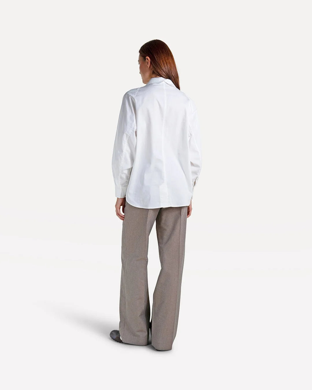 ANOTHER-LABEL PANTS MOORE BELTED CUP CHECK