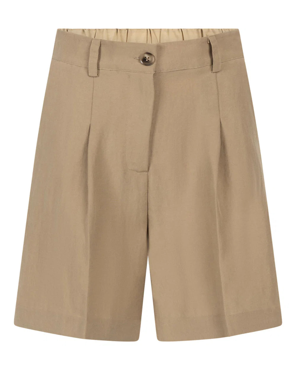ANOTHER-LABEL SHORT MOORE PLEATED LYOCELL CARTOUCHE