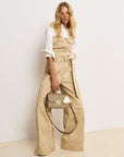 JOSH V JUMPSUIT MYRA WIDE LEG LIGHT CAMEL
