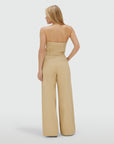 JOSH V JUMPSUIT MYRA WIDE LEG LIGHT CAMEL