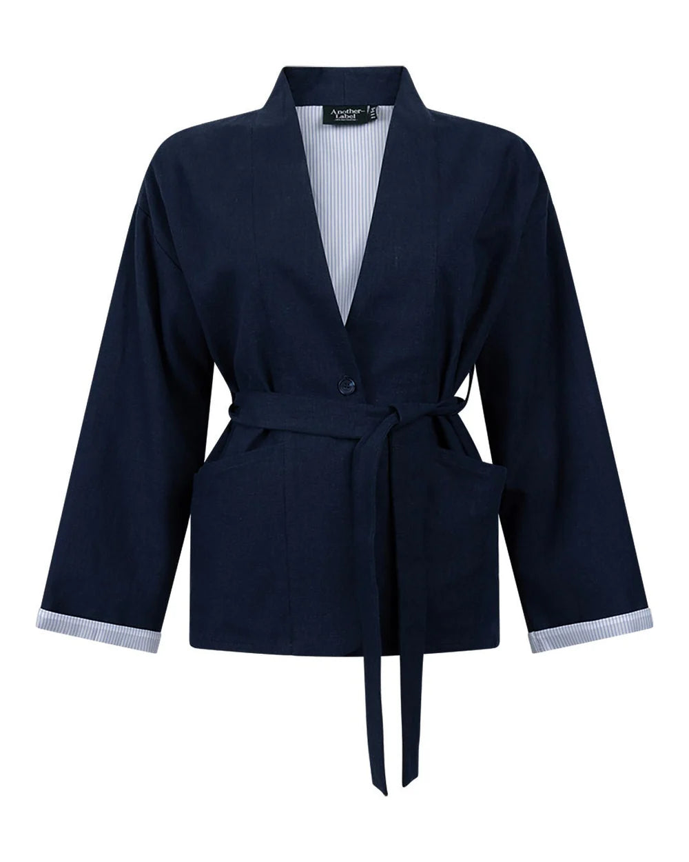 ANOTHER-LABEL BLAZER PERRINE JACKET NIGHT SKY