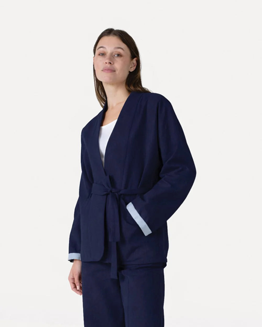 ANOTHER-LABEL BLAZER PERRINE JACKET NIGHT SKY