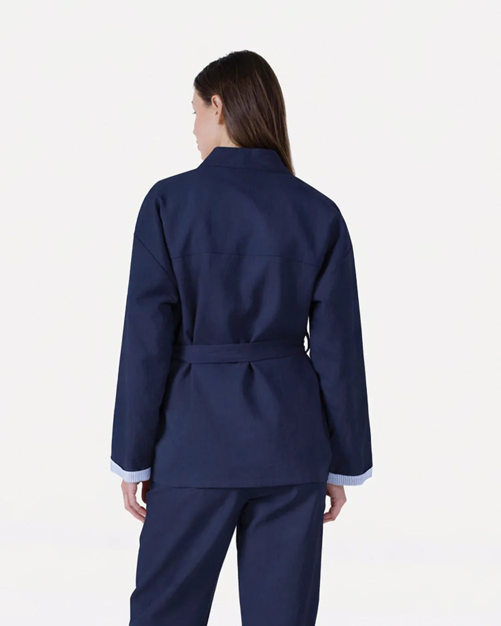 ANOTHER-LABEL BLAZER PERRINE JACKET NIGHT SKY