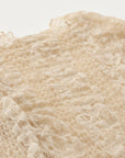 MY JEWELLERY TOP LACE WITH MANCHET BEIGE