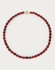 MY JEWELLERY KETTING MET KLEINE KRALEN BURGUNDY