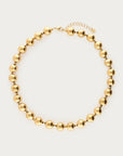 MY JEWELLERY KETTING STATEMENT CHUNKY DUBBELE GOUDKLEURIGE KRALEN GOLD