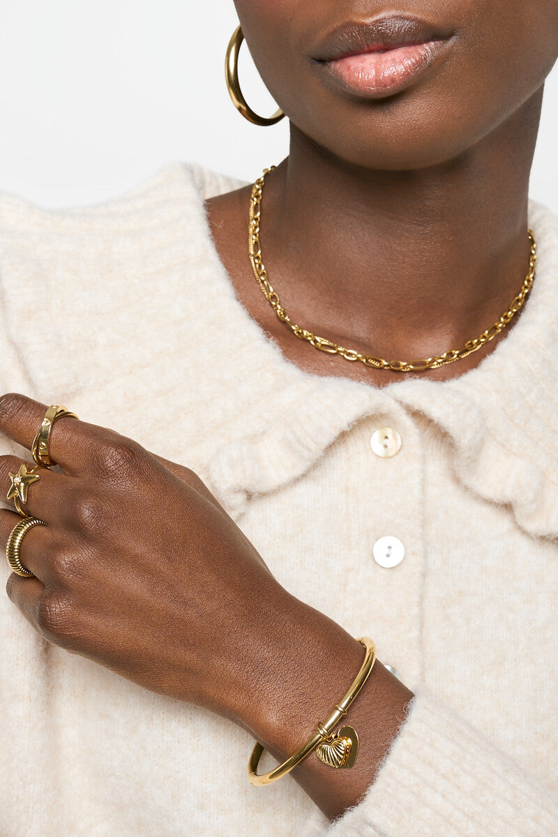 MY JEWELLERY ARMBAND GRATITUDE BANGLE MET HARTJES GOLD