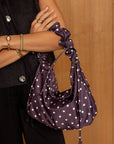 MY JEWELLERY TAS CROSSBODY BAG MET POLKADOT BROWN