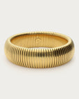 MY JEWELLERY ARMBAND VOGUE STATEMENT BANGLE BIG MET STRETCH GOLD