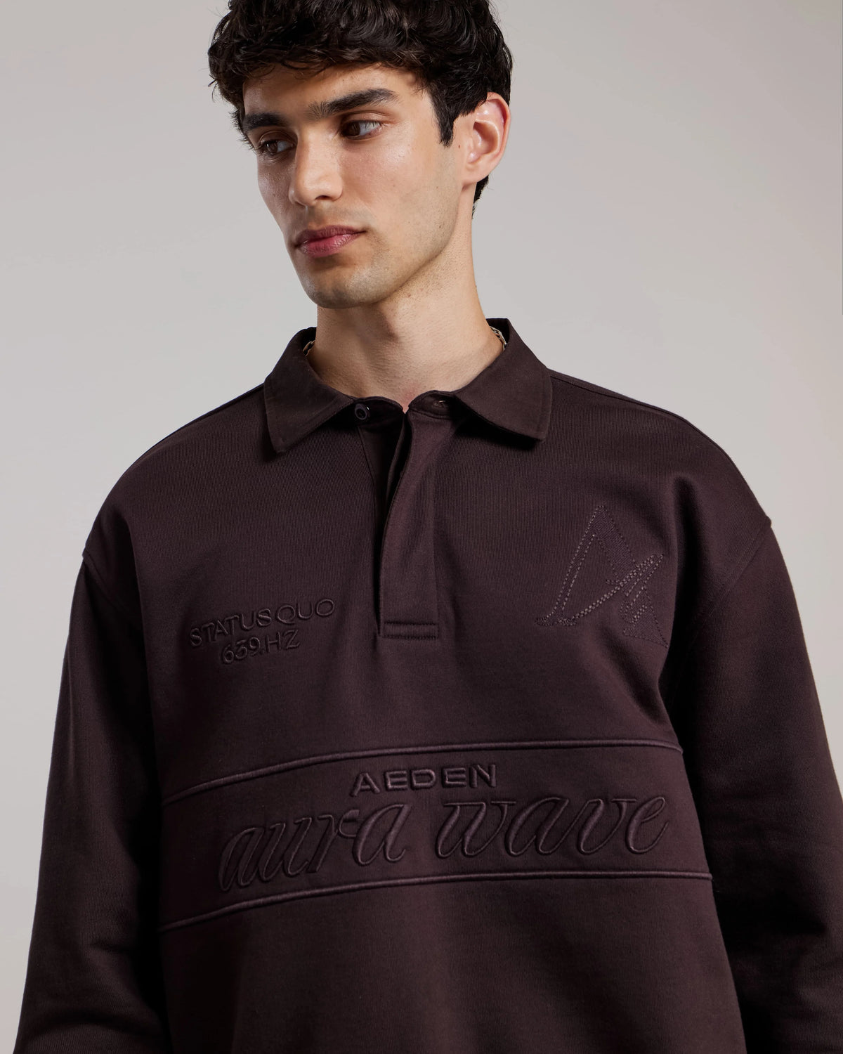 AEDEN SWEATER RAY POLO GANACHE