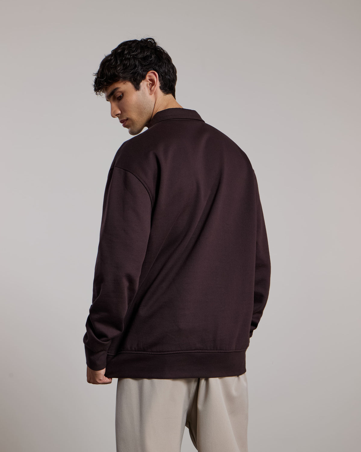 AEDEN SWEATER RAY POLO GANACHE