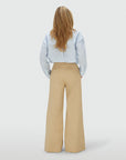 JOSH V PANTS REGINA MID RISE WIDE LEG LIGHT CAMEL