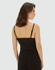 JOSH V TOP RIVER SLIM FIT MET KANT BLACK
