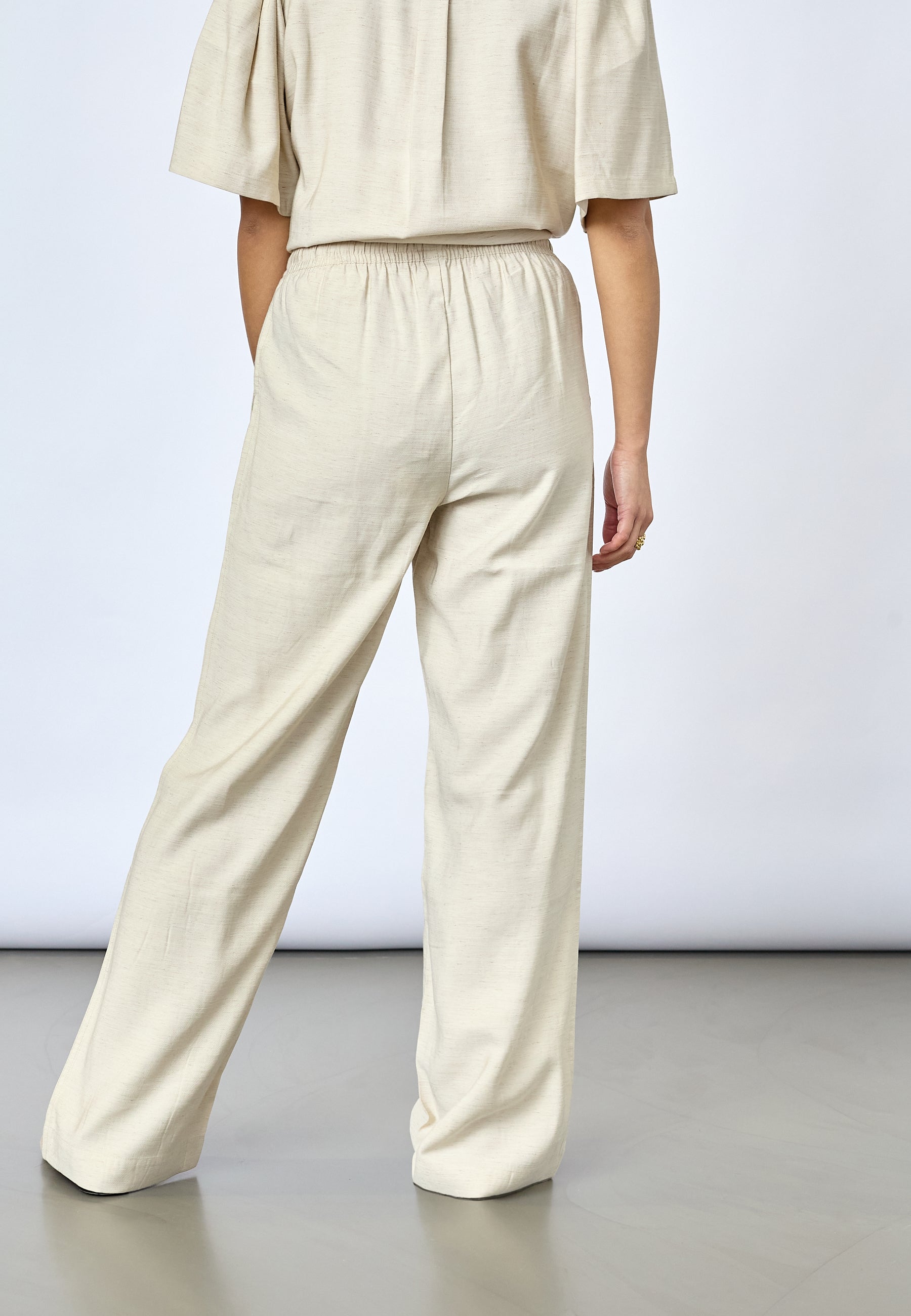 SISTERS POINT PANTS ELLA-PA54 SAND MELANGE