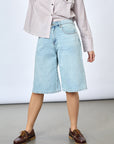 SISTERS POINT SHORT FABA-SHO L. BLUE DENIM