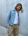 SISTERS POINT JAS FICO-JA LIGHT BLUE DENIM