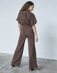 SISTERS POINT JUMPSUIT GIRL-JU DARK CHOCOLATE