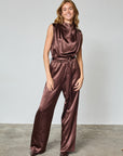 SISTERS POINT JUMPSUIT GUTO-JU5 BROWN