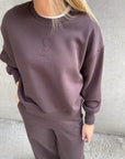 SISTERS POINT SWEATER VEMIA-SW BROWN